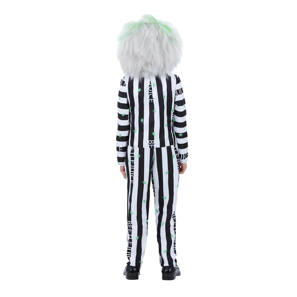 image 1 of Beetlejuice Childrens/Kids Costume | Black | Black/White | 1-2 years | 1