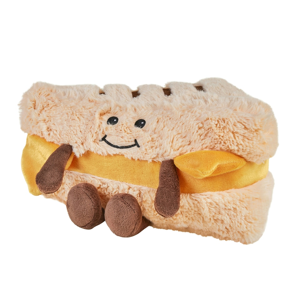 Warmies Grilled Cheese Microwavable Weighted Teddy