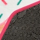 image 5 of OHS Character Novelty Bath Mat Soft Velvet Quick Dry Non-Slip Shower Rug | Pink | Sprinkle the Cupcake