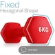 image 3 of Neoprene Hex Dumbbells (6kg)