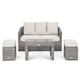 image 5 of Classic Rattan 5 Seater Sofa Set with Coffee in Stone