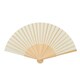 image 2 of MidOcean Fanny Bamboo Handheld Fan - Beige - One Size