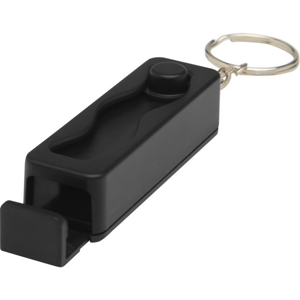 image 1 of Floso Aggia Plastic Fidget Toy Phone Stand | Black | Solid Black | One Size | 1