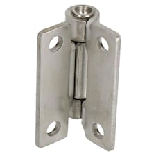 Stainless Steel Pressed Hinge Heavy Duty 58x59mm Industrial Door Hatch Locker Silver