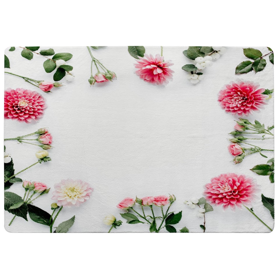 image 1 of Scattered Flowers Designer Rug | Multi