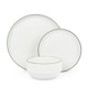 image 2 of 12pc Stackable Green Dinner Set