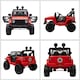 image 8 of HOMCOM 12V Kids Electric Ride On Car Truck Off-road Toy W/ Remote Control Red