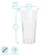 image 3 of Argon Tableware Reusable Plastic Highball Glasses - 665ml - Pack of 6 Clear