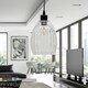 image 3 of Birch - Clear Fluted Glass Easy Fit Pendant Shade Clear