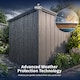 image 5 of HQC Shed & Fence Paint - Best Weatherproof Wood Protection - Terracotta - 2.5L