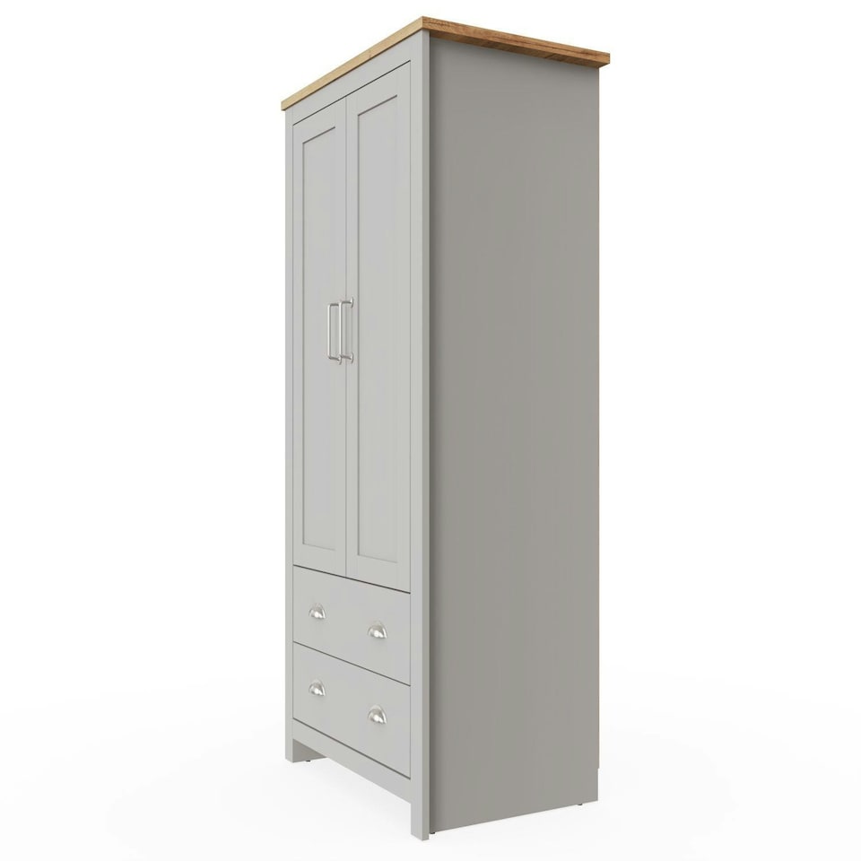 image 1 of 2 Door Wardrobe with 2 Drawers