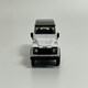 image 3 of Land Rover Defender 90 Wagon White LHD 1:64 Scale Mini GT MGT00378L