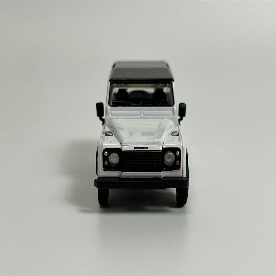image 1 of Land Rover Defender 90 Wagon White LHD 1:64 Scale Mini GT MGT00378L