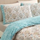 image 2 of D & D Edena Decorative Floral Duvet Cover Set Natural
