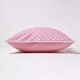 image 3 of Homescapes Cotton Pink Polka Dots Cushion Cover - 60 x 60 cm | Pink | Pink | 60 x 60 cm