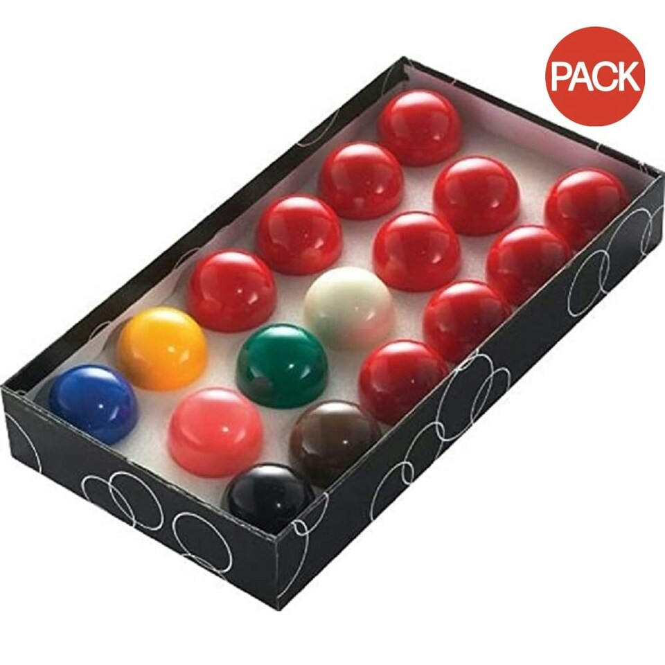 Carta Sport Snooker Balls (Pack Of 17) - Multicoloured - One Size