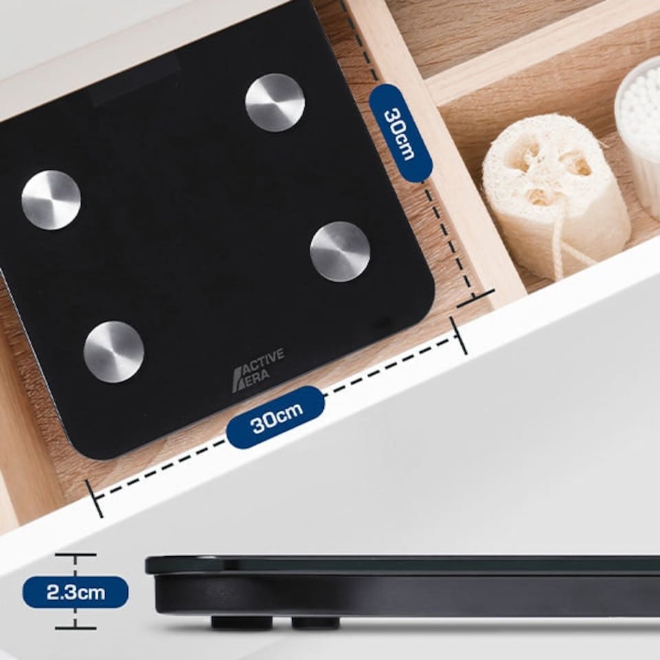 image 1 of Smart Bathroom Scales - V1 Black