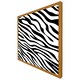 image 4 of Zebra print (Picture Frame) Black | S