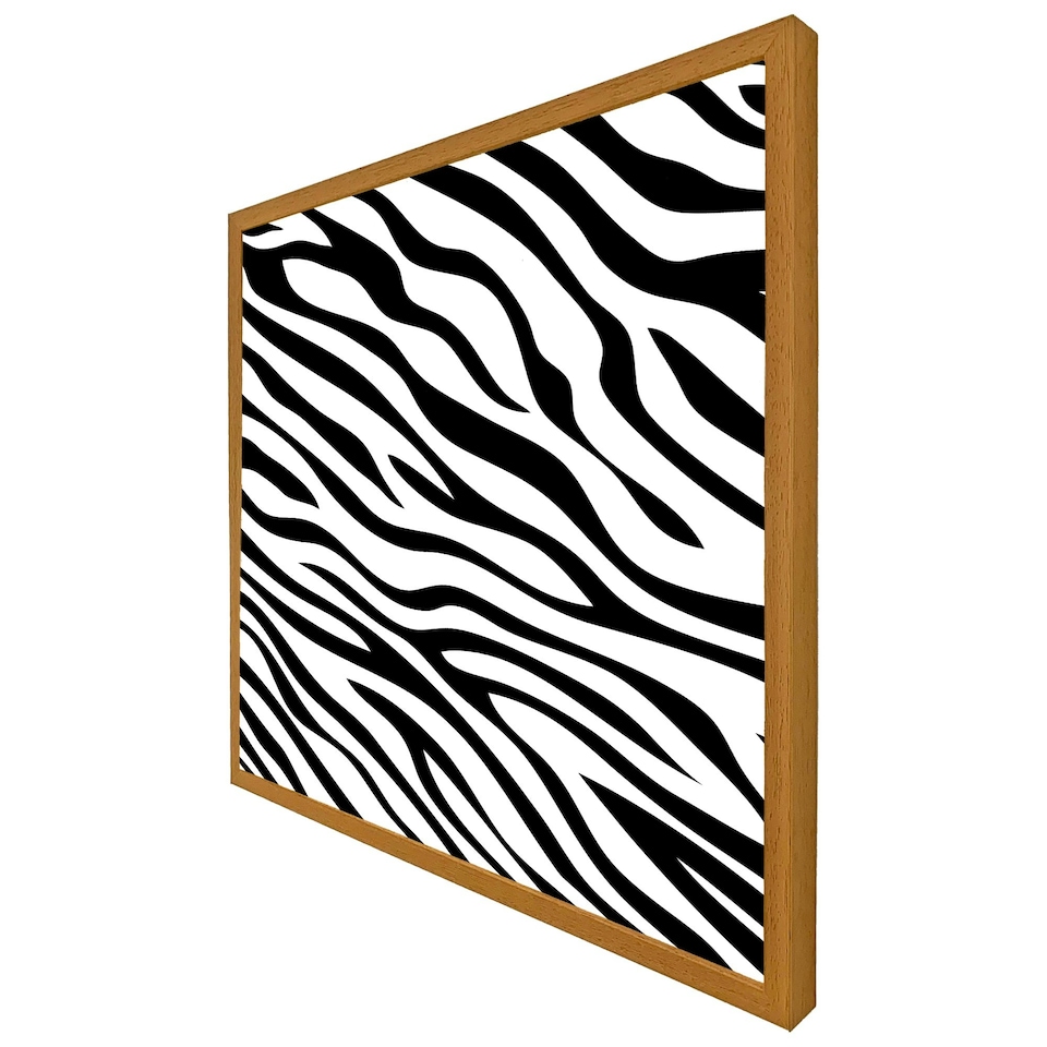 image 1 of Zebra print (Picture Frame) Black | S