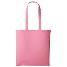 Nutshell Plain Strong Shoulder Shopper Bag - Pastel Pink - One Size
