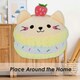 image 9 of Macaroon Cat Soft Toy Cute Plushie Huggable Cuddly Stuffed Toy 23cm Yellow