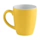 image 2 of MidOcean Trent Coloured Ceramic Mug - Yellow/White - One Size