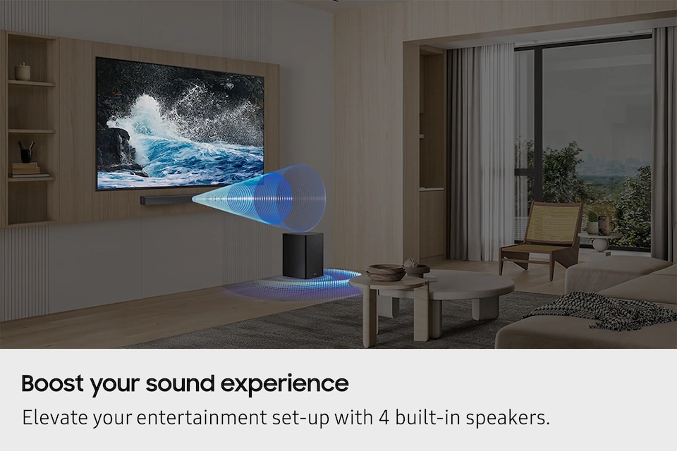 image 1 of Samsung B650F B-Series 3.1ch Soundbar with Subwoofer (2025) | Black | Black | 1
