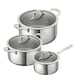 image 8 of Allround 3pc Saucepan & Casserole Set