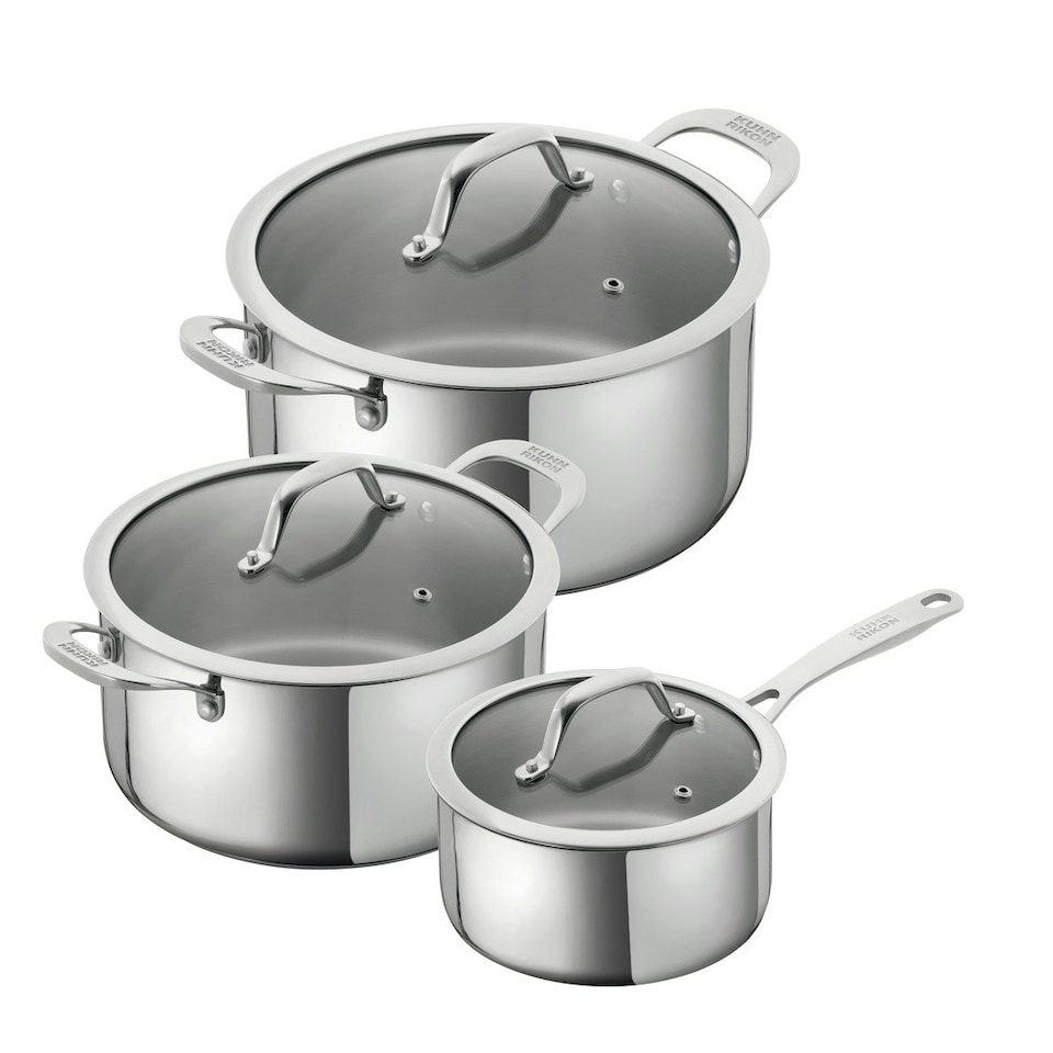 image 1 of Allround 3pc Saucepan & Casserole Set