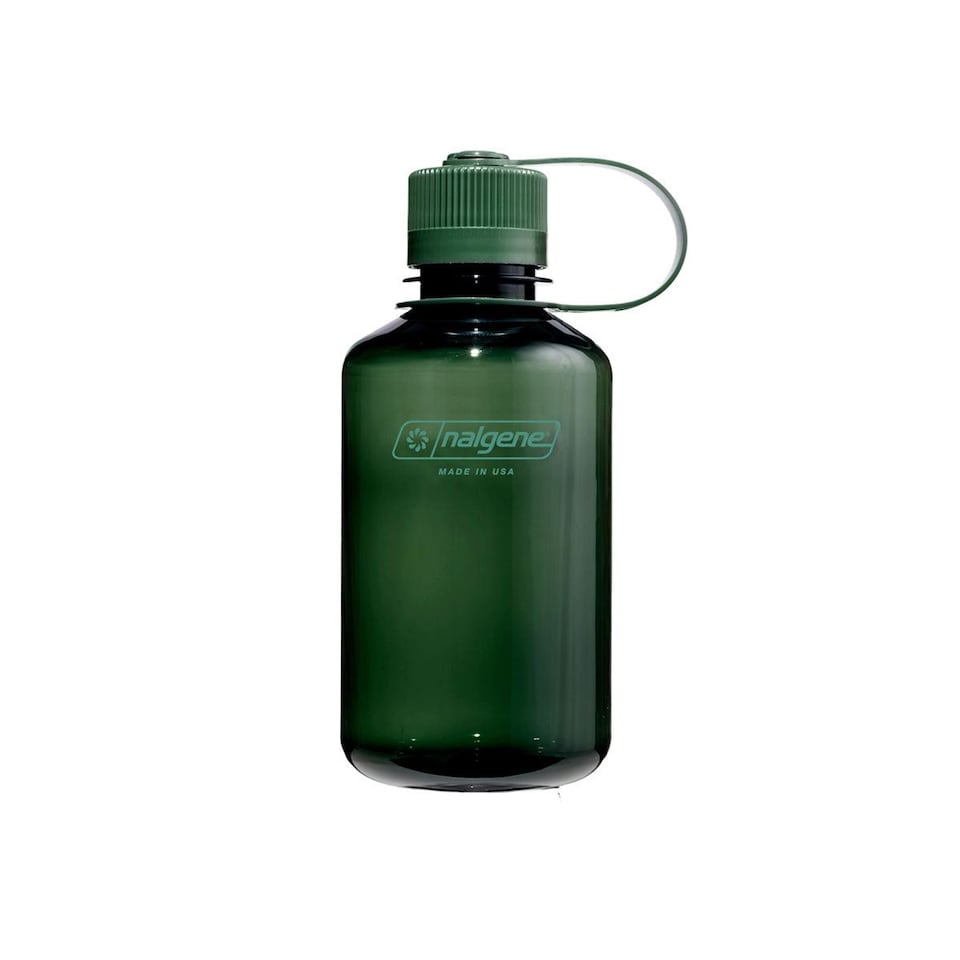 Nalgene Narrow Mouth 500ml Tritan Sustain Water Bottle - Jade Monochrome