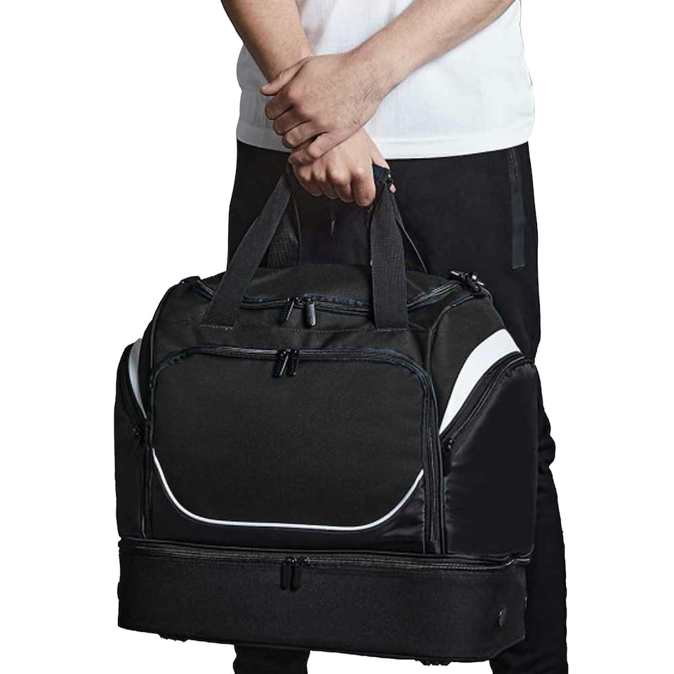 image 1 of Quadra Pro Team Hardbase Holdall - Black/Light Grey - One Size