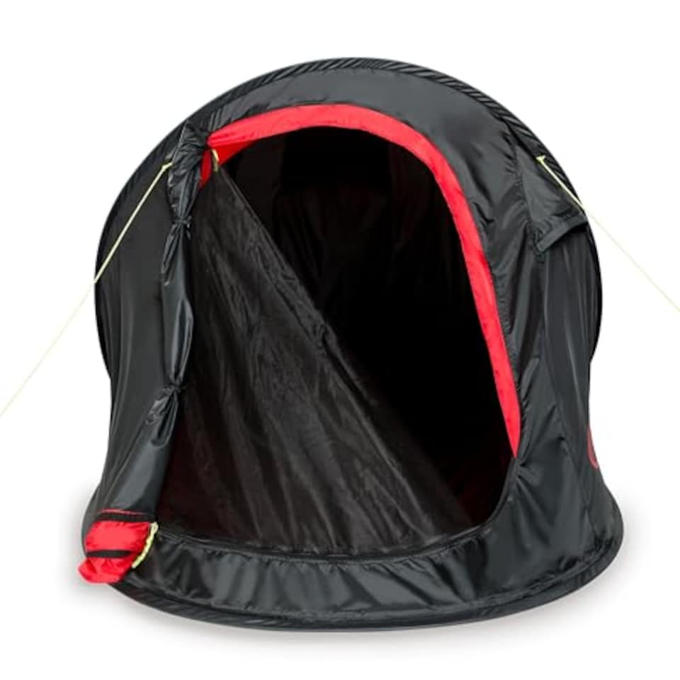 image 1 of Trespass 2 Man Pop Up Tent Waterproof 2 Person Tent Taped Seams 245X145X100cm For Camping Hiking Festival With Carry Bag Swift