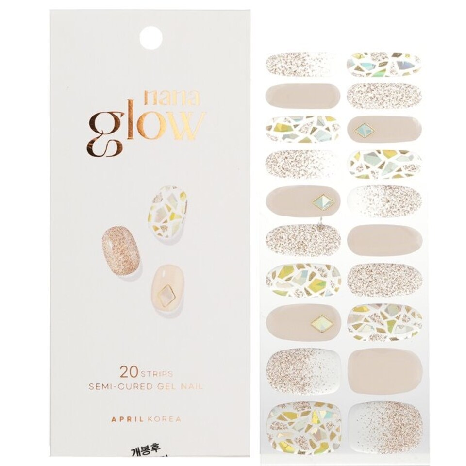 image 1 of Nanaglow Nail Sticker - # Gn08 - 20pcs Multi