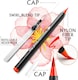 image 5 of Pack of 20 Washable Water Colour Brush Tip Pens | Multi