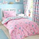 image 2 of Portfolio Home Girls Kids Dreamy Unicorns Rainbows Soft Easy Care Bed Linen Bedding Duvet Cover Quilt Set With Pillow Case Multi | Single