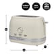 image 4 of Hamilton Beach Ella 2 Slice Matte Latte Toaster