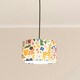 image 2 of ValueLights Kids Bright Floral Easy Fit Ceiling Light Shade