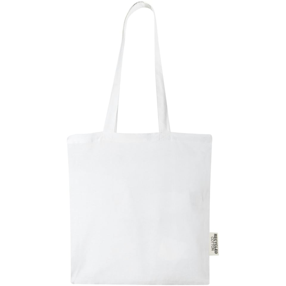 image 1 of Madras Recycled Cotton 7L Tote Bag - White - One Size | White