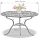 image 5 of Centurion Supports TABREEZ Garden and Patio Black Cast Aluminium Bistro Table Black