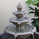 image 2 of Holms 4 Tier Circular Water Fountain in Grey