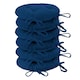 image 1 of Harbour Housewares Round Garden Chair Seat Cushions - Navy - Pack of 6 Blue
