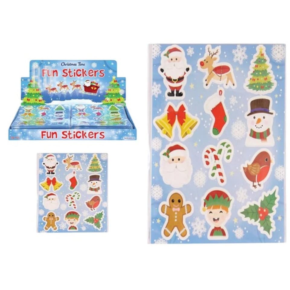 Henbrandt Fun Christmas Stickers - Multicoloured - One Size