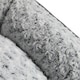 image 4 of Skylos Pet Dog Cat Calming Bed Mat Comfy Puppy Fluffy Cushion Plush Washable Grey | Grey | Medium