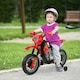 image 2 of HOMCOM 6V Kids Electric Motorbike Motorcycle Ride On for 3-6 Years Red