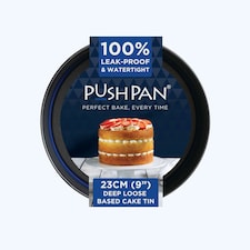 PushPan 9 Inch Deep Cake Tin Grey/Pewter