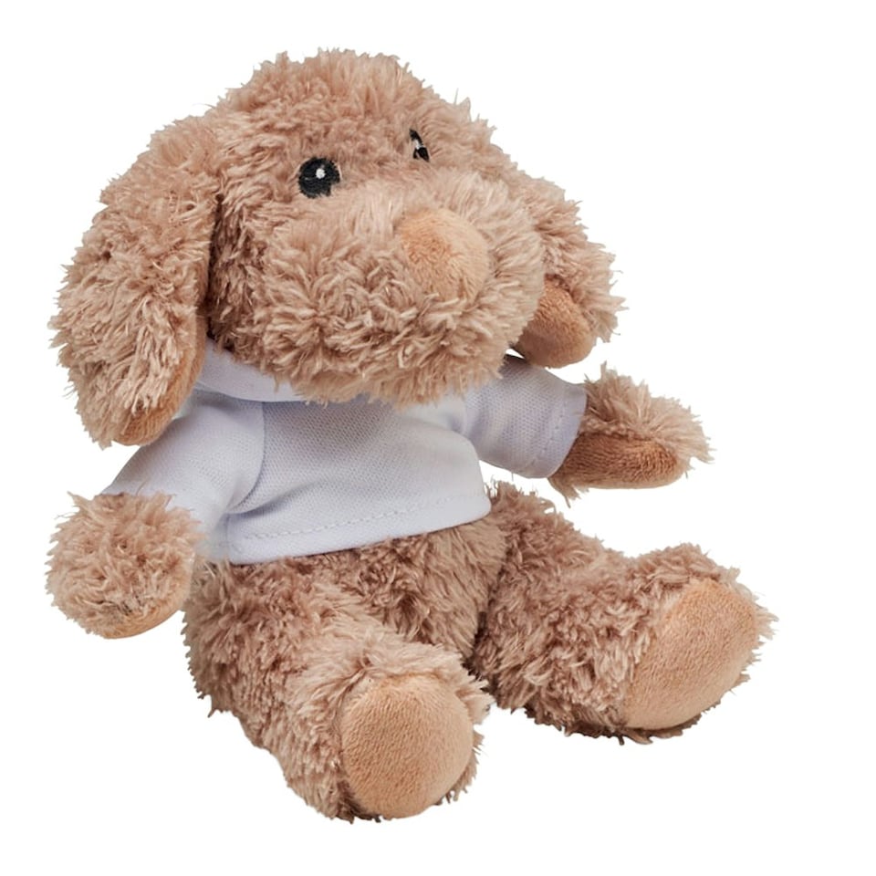 image 1 of MidOcean Doggy Dog Plush Teddy Bear - White - One Size