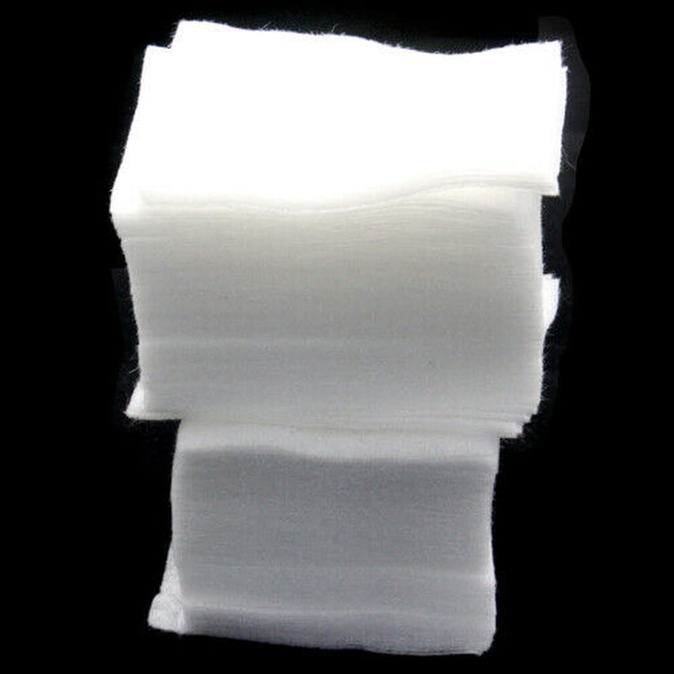 image 1 of Lint Free Nail Art Wipes 5.5 x 4cm Dry Manicure Cleaning Pads for Nail Polish Remover Gel Cleanser Nail Prep & Brush Cleaning