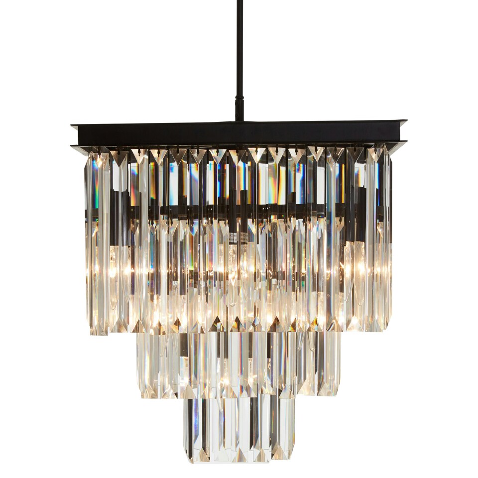 image 1 of Interiors by Premier Multi Crystal Pendant Light