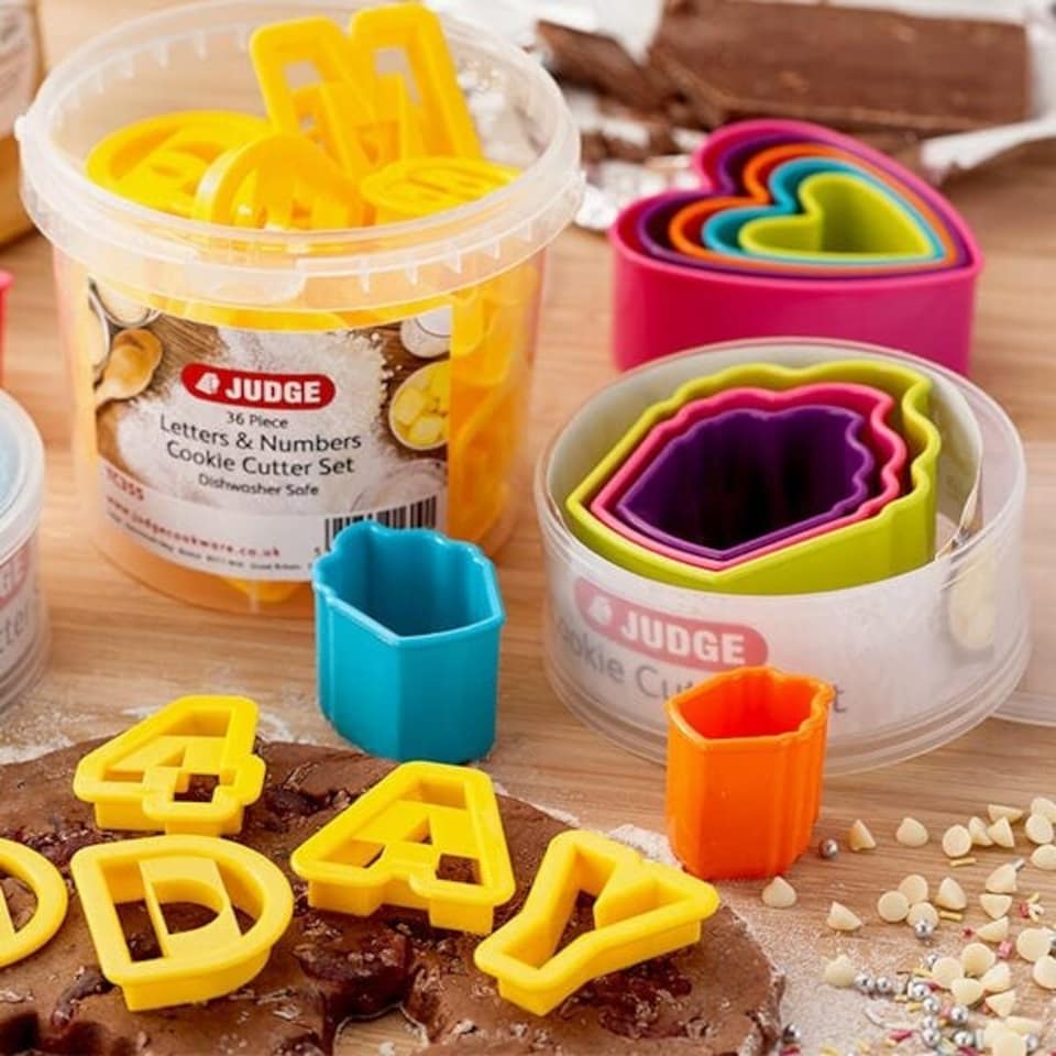 image 1 of Judge Coloured Hearts Cutters (Set Of Five)