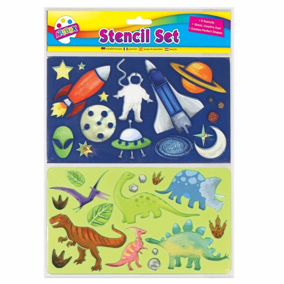 image 1 of Pack of 2 Fun Stencils